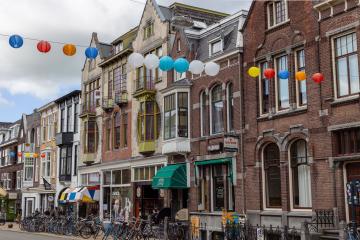 City street in the Netherlands